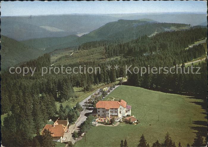 FREUDENSTADT BW Schmelzles Hoehenhotel Zuflucht Schwarzwald Fliegeraufnahme