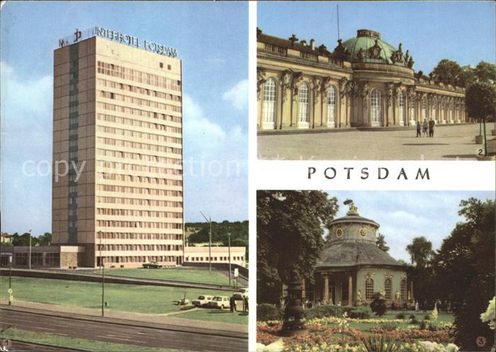 Potsdam Interhotel Hochhaus Schloss Sanssouci Chinesisches Teehaus