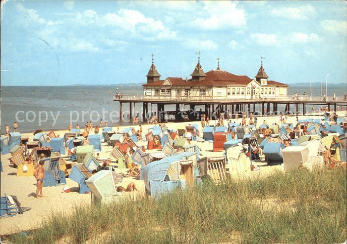 Ahlbeck Ostseebad Seebruecke Technisches Denkmal Strand
