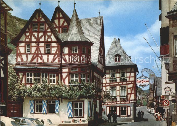 Bacharach Rhein Mittelalterliche Fachwerkhaeuser