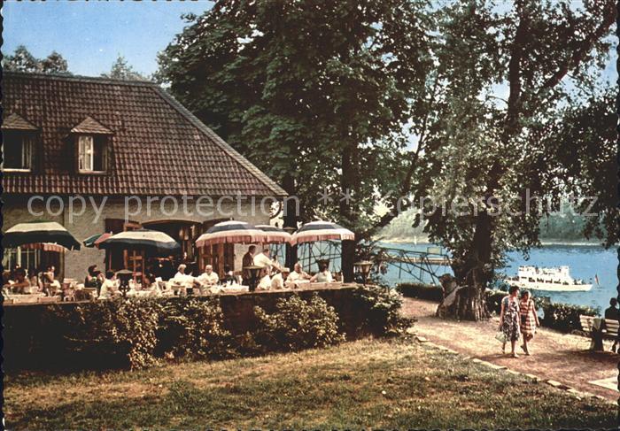 Bad Honnef Rhein Cafe Insel Grafenwerth