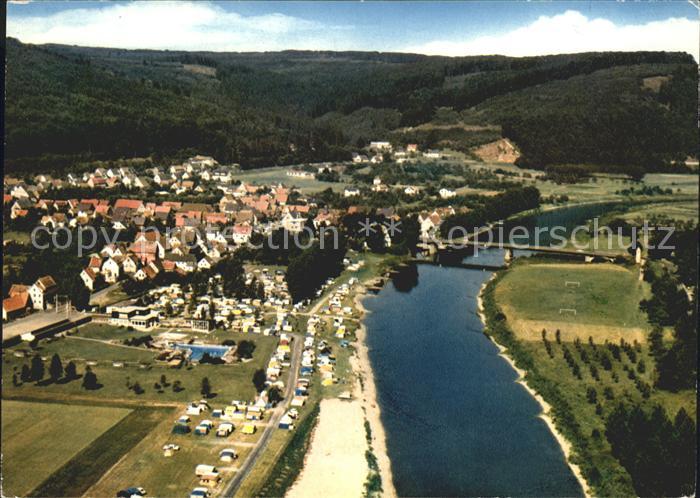 Gieselwerder Luftkurort Oberweserbergland Fliegeraufnahme