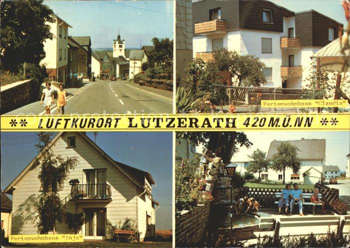 Lutzerath Ferienwohnhaeuser Strassenpartie Luftkurort