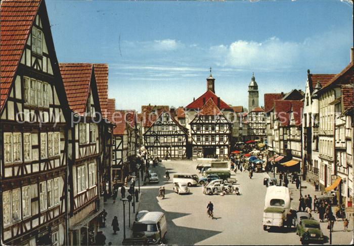 Eschwege Marktplatz Altes Rathaus Fachwerkhaus