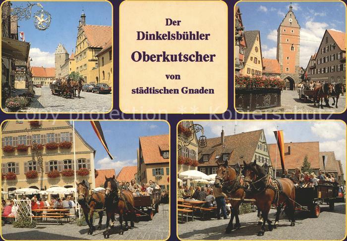 Dinkelsbuehl Dinkelsbuehler Oberkutscher Pferdewagen