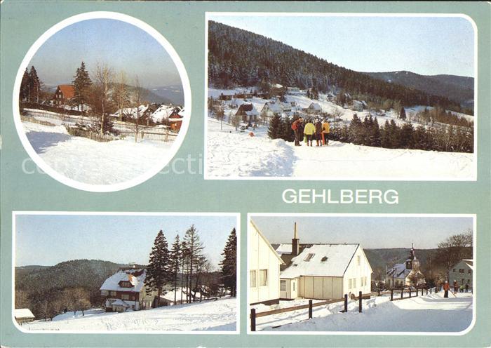Gehlberg Teilansichten Erholungsort Winterlandschaft