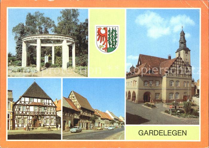 Gardelegen Grabmal Otto Reutters Rathaus Stadtmauer Sandstrasse Wappen