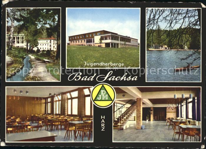 Bad Sachsa Harz Jugendherberge Bachlauf See Kanu