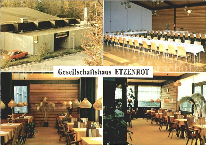 Etzenrot Gesellschaftshaus Restaurant Cafe Saal