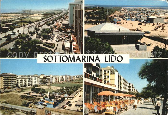 Sottomarina Strand Hotelanlagen Restaurant Strassencafe