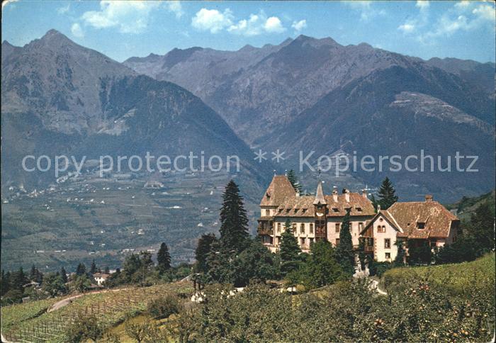 Meran Merano Albergo Castel Labers Hotel Schloss Labers Alpenpanorama