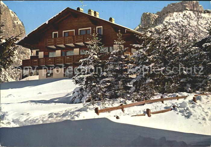 Wolkenstein Groeden Villa Anna Winterpanorama