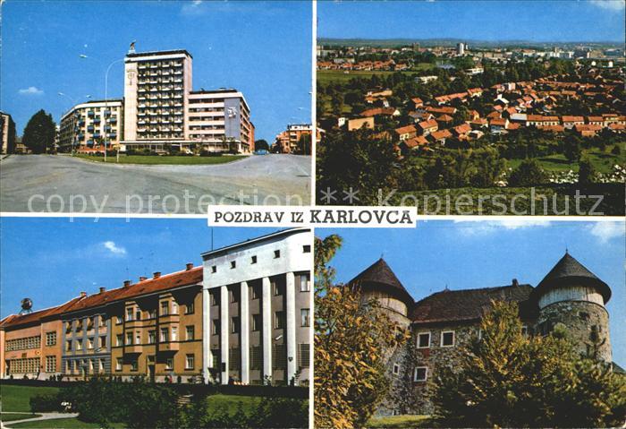 Karlovac Teilansichten Hochhaus Burg
