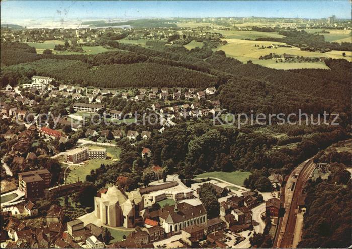 Neviges Velbert Wallfahrtskirche Maria Fliegeraufnahme