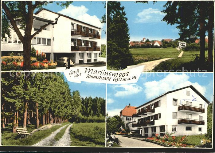 Martinsmoos Walderholungsheim Pension Kuebler Schwarzwald Waldpartie