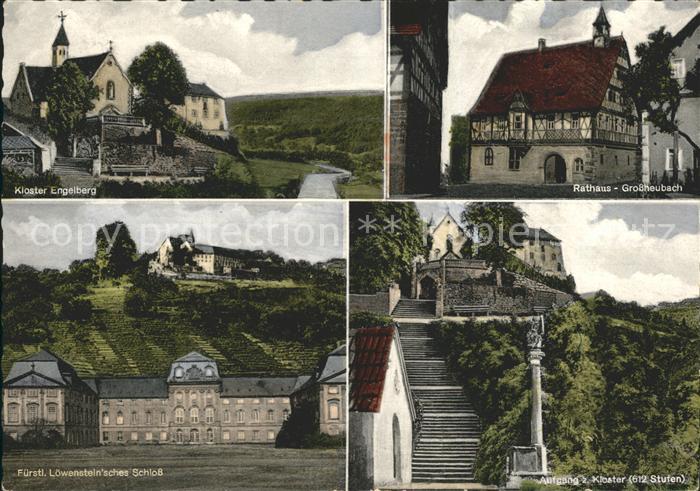 Grossheubach Rathaus Kloster Engelberg Schloss Kloster