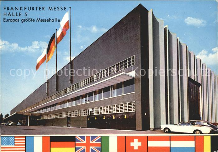 Frankfurt Main Frankfurter Messe Halle 5 Nationalflaggen