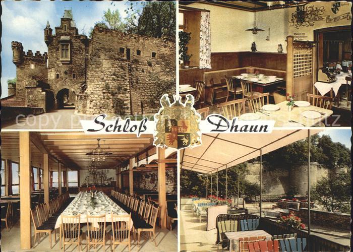 Kirn Nahe Schloss Dhaun Hotel Pension Zur Burg Wappen