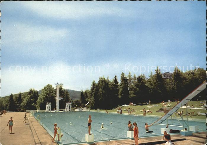 Winterberg Hochsauerland Schwimmbad am Kurhaus Heilklimatischer Kurort