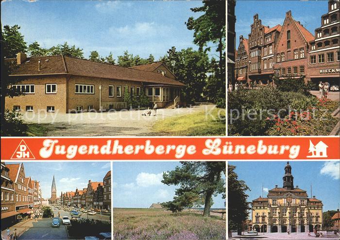 LueNEBURG  CITY Jugendherberge Giebelhaeuser Hauptstrasse Rathaus Lueneburger He