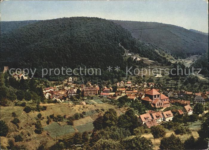 Elmstein Gesamtansicht Pfaelzer Wald