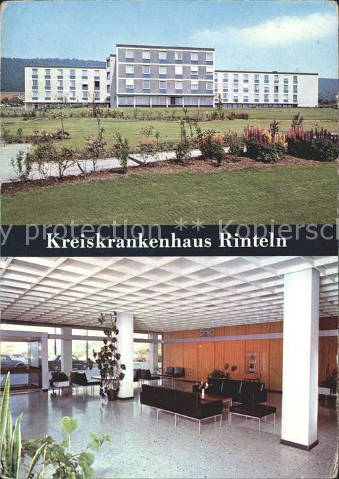 Rinteln Weser Niedersachsen Kreiskrankenhaus Eingangshalle