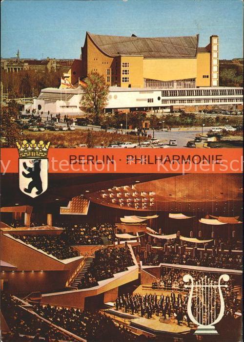 BERLIN  CITY Philharmonie Konzertsaal Wappen Krone
