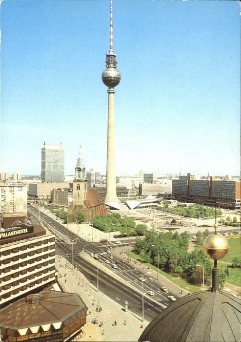 BERLIN CITY Blick vom Dom auf Alexanderplatz