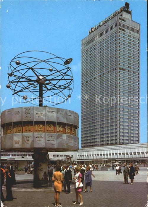 BERLIN CITY Alexanderplatz Weltzeituhr