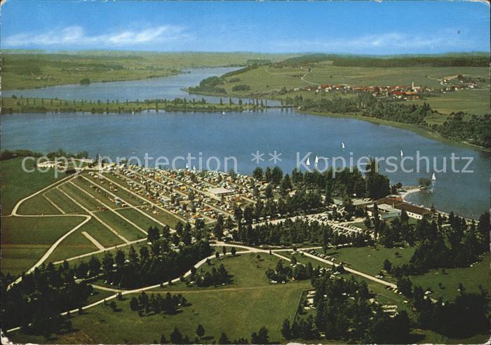 Waging See Fliegeraufnahme Kurhaus Camping Lido