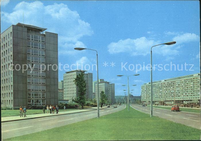 DRESDEN Elbe Neubauten Christianstrasse