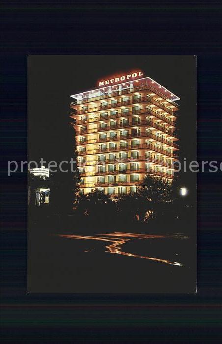 Varna Warna Hotel Metropol bei Nacht