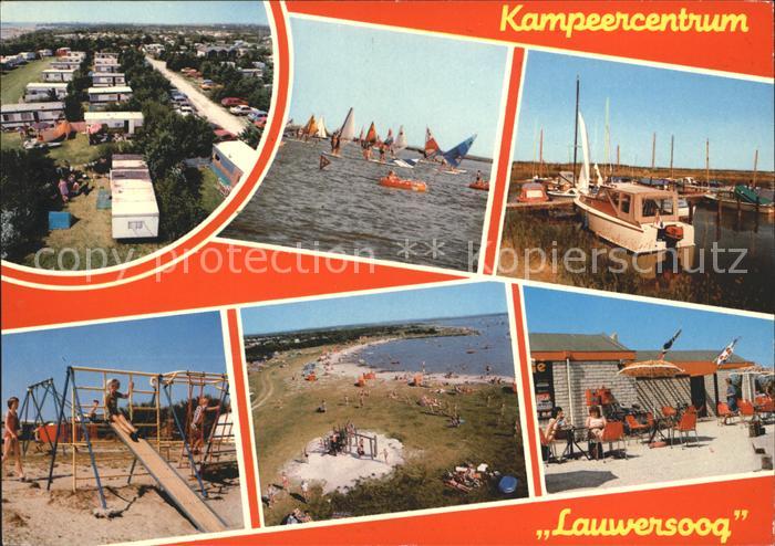 Lauwersoog Camping Hafen Strand