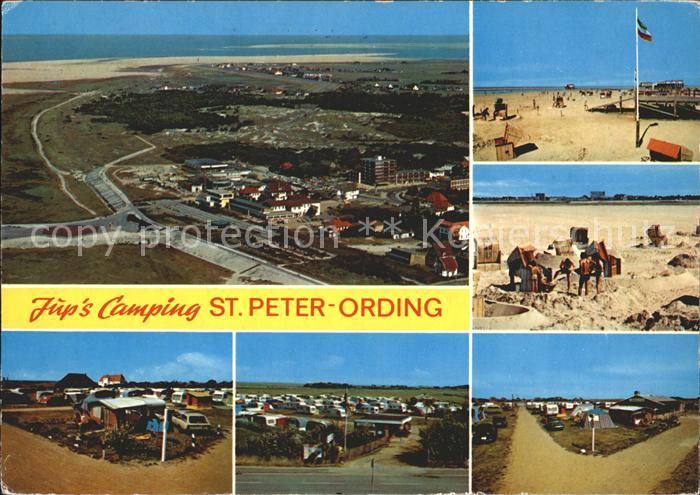 St Peter-Ording Strand Campin Fliegeraufnahme