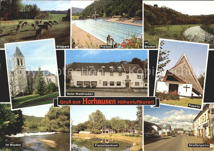 Horhausen Westerwald Hotel Waldfrieden Schwimmbad Wiedtal