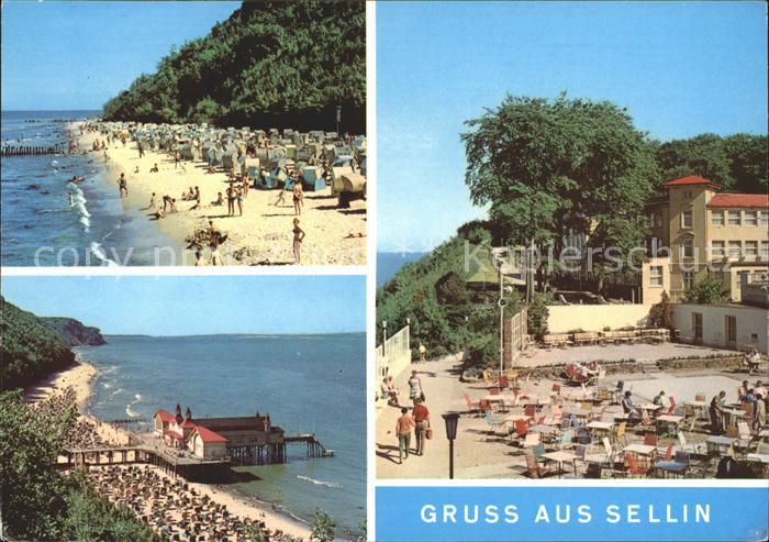 Sellin Ruegen Seebruecke Strand