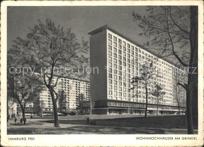 HAMBURG  CITY Wohnhochhaeuser am Grindel