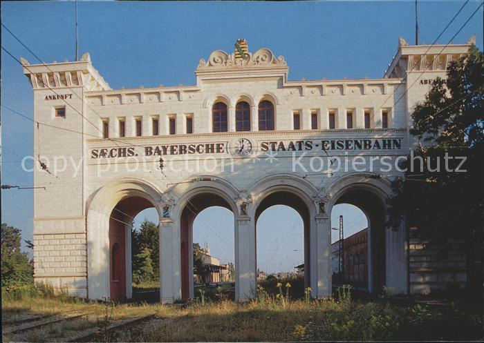 LEIPZIG Sachsen Portikus des Bayerischen Bahnhofes