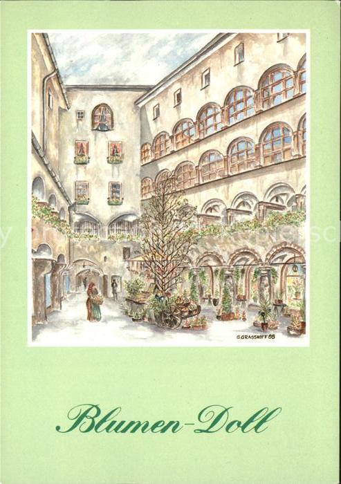 Salzburghofen Oberbayern Blumen-Doll