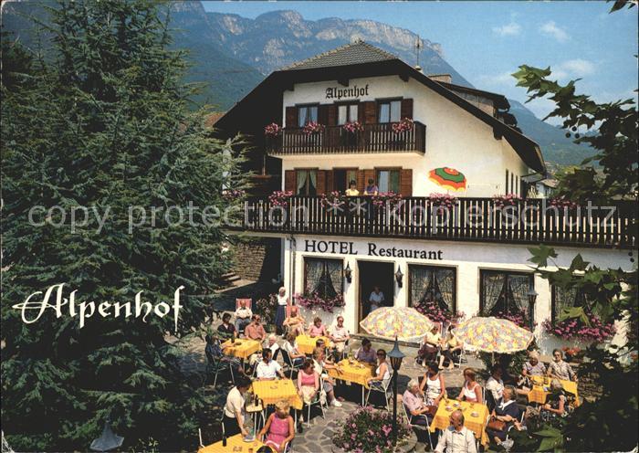 Kaltern Weinstrasse Tirol HotelRestaurant Alpenhof
