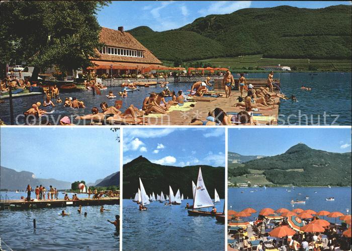 Bozen Suedtirol Ristorante Lido di CaldaroKalterer Seebei Bozen