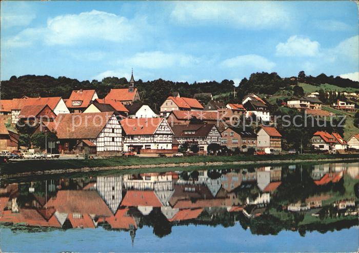 Waldeck Edersee Haeuser am See