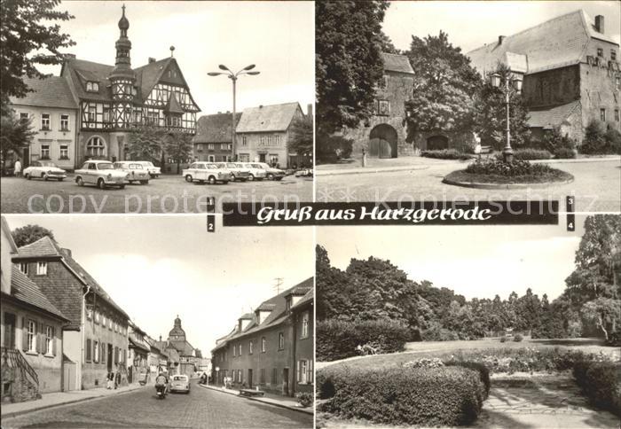 Harzgerode MarktplatzSchlossberg,Stadtgarten