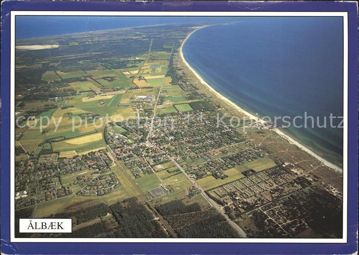 Daenemark Albaek Luftaufnahme