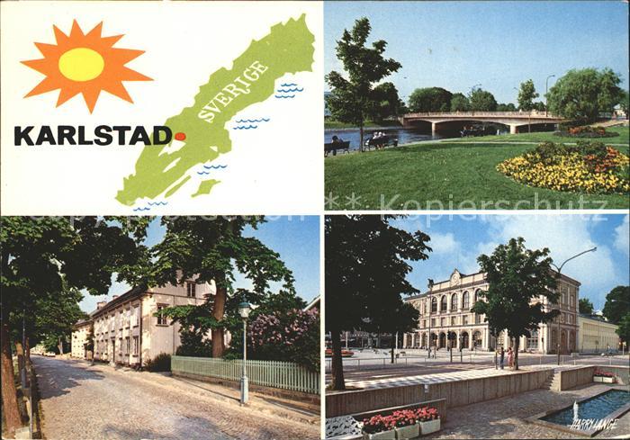 Karlstad Varmlands Lan Vaestra bron aelvgaten Radhuset vid Stora torget