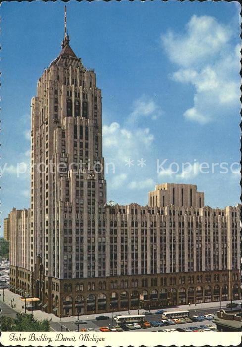 Detroit Michigan Fisher Building