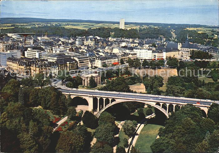 LUXEMBOURG  Luxemburg Vue aerienne  Pont Adolphe Bd. Roosevelt