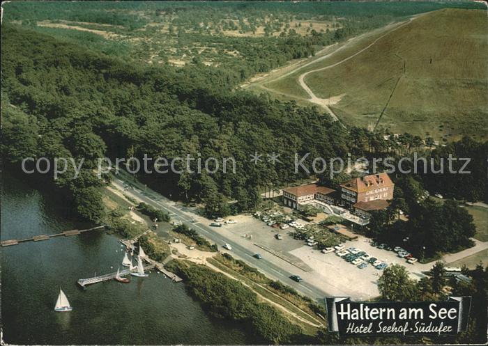 Haltern See Hotel Seehof-Suedufer Fliegeraufnahme