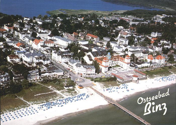 Binz Ruegen Seebruecke Fliegeraufnahme