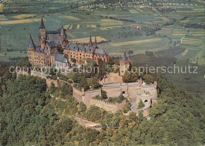 Burg Hohenzollern Fliegeraufnahme